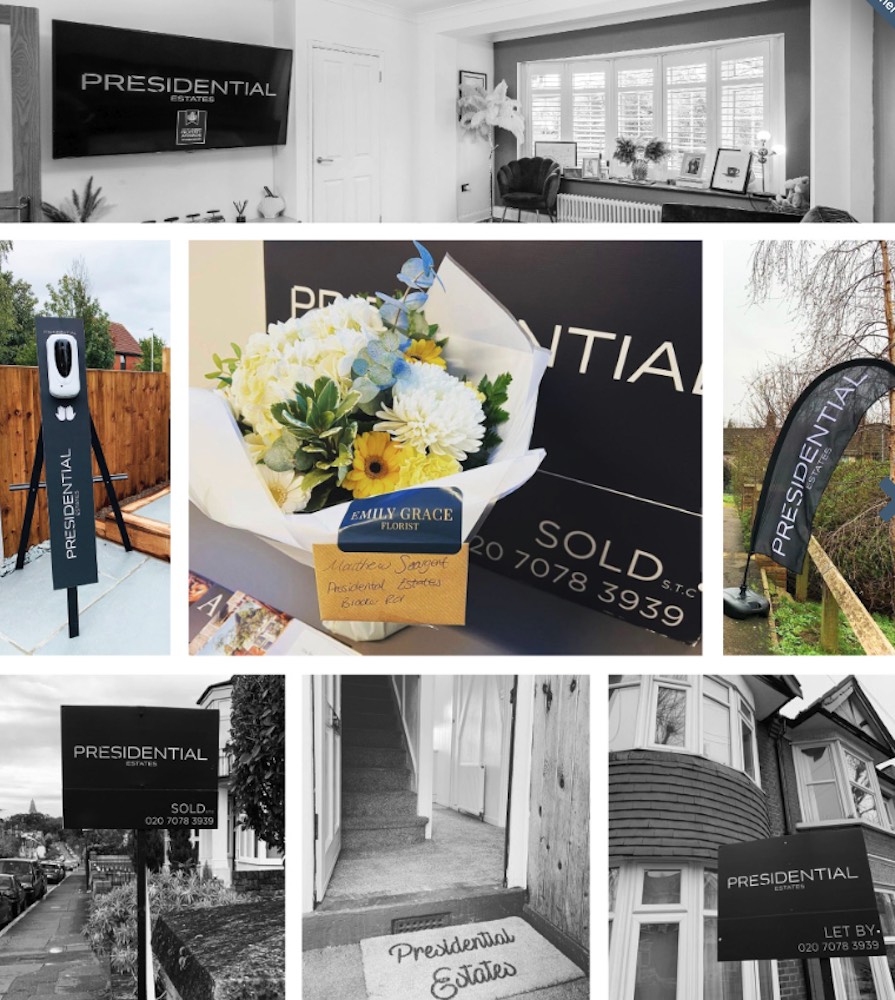 Presidential Estates marketing a home